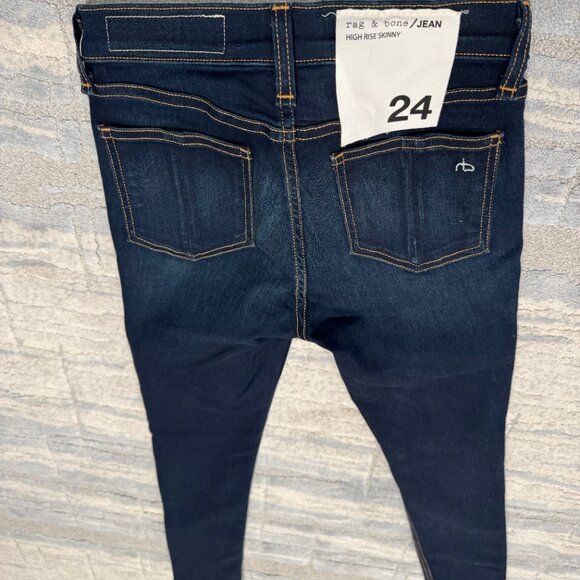 Rag & Bone High Rise Skinny Jean, Size 24, Color Bedford NWT - Picture 4 of 7